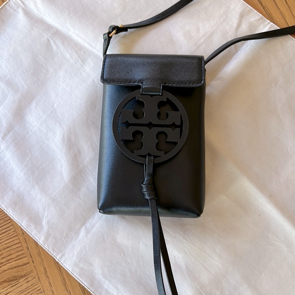 Tory Burch Miller Phone Crossbody bag Leather with Tassel